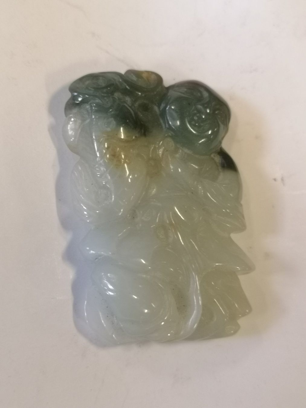 Statuette: alter Antike Jade Figur Buddha Amulett Schutz Glücksbringer – Nuovo (secondo la descrizione) da Kloten venduto da Asiatica 1