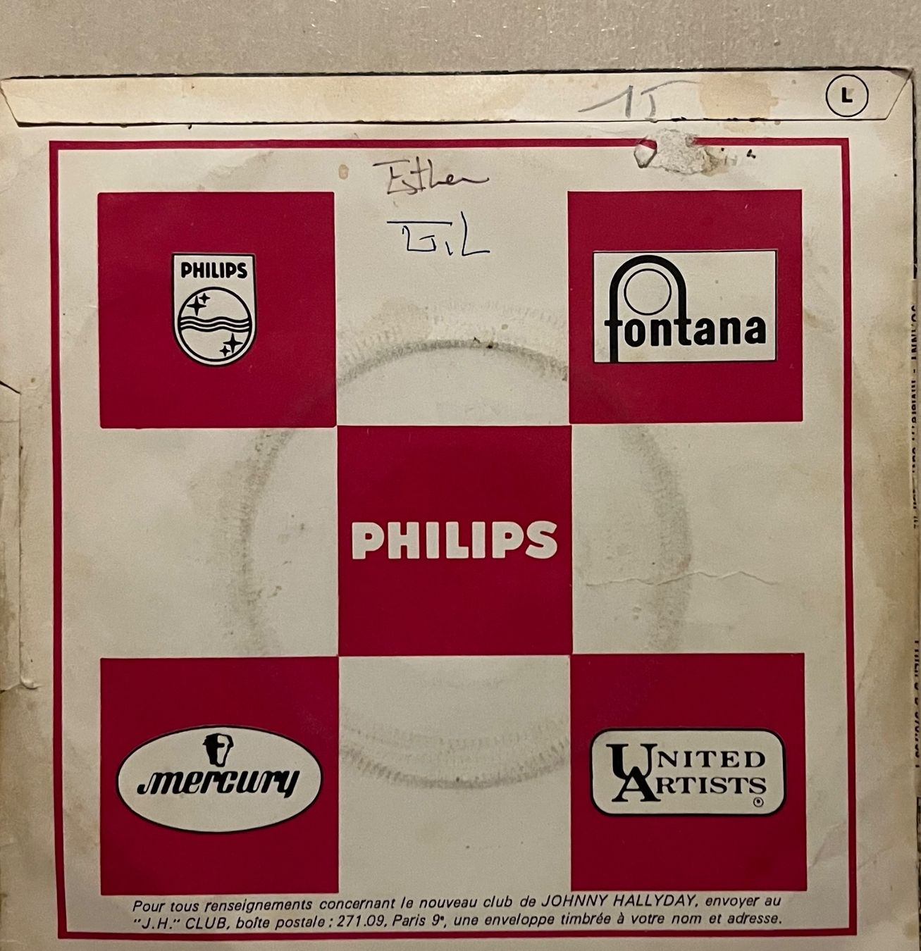 Dischi in vinile: JOHNNY HALLYDAY - RIVIÈRE...OUVRE TON LIT – Usato da Bussigny venduto da vinyl-pas-cher 1
