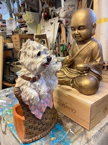 Statuette: Westhyland-Terrier – Usato da Forch venduto da ESELSTEIN 4