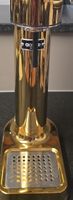 Zapfhahn Messing poliert Gold-Optik