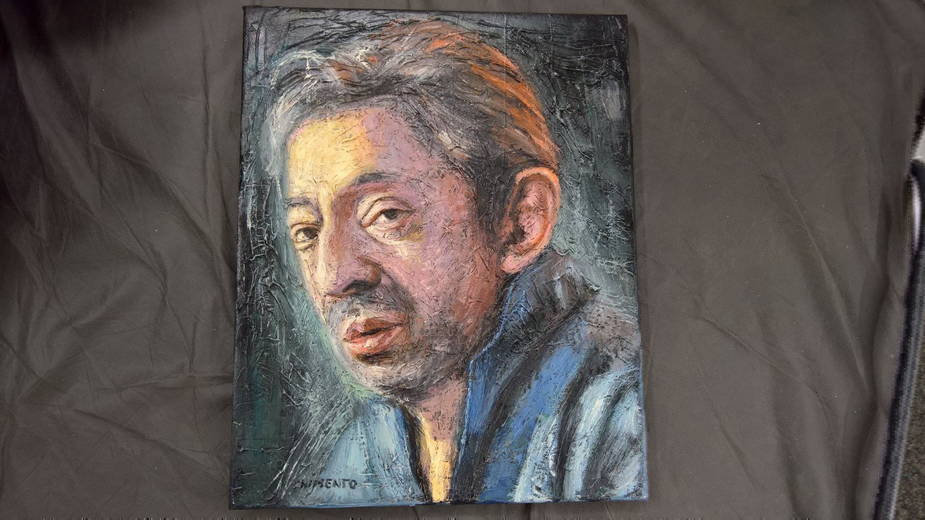Dipinti: Serge Gainsbourg en portrait – Nuovo (secondo la descrizione) da Matran venduto da Bridge-Mania 2