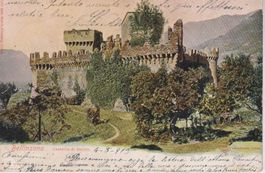 AK Bellinzona - Castello di Svitto 1913