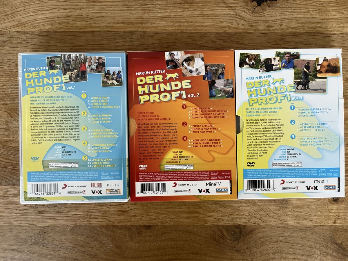 Tutti i DVDs: Der Hundeprofi DVD Boxen  – Usato da Meisterschwanden venduto da mat-drew 1