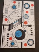 EDGAR BALTENSPERGER ACRYL BILD SIGNIERT AUF LEINWANDKARTON