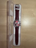 Swatch Irony Chrono Wheeling Bordeaux (Modell YCS421PU).
