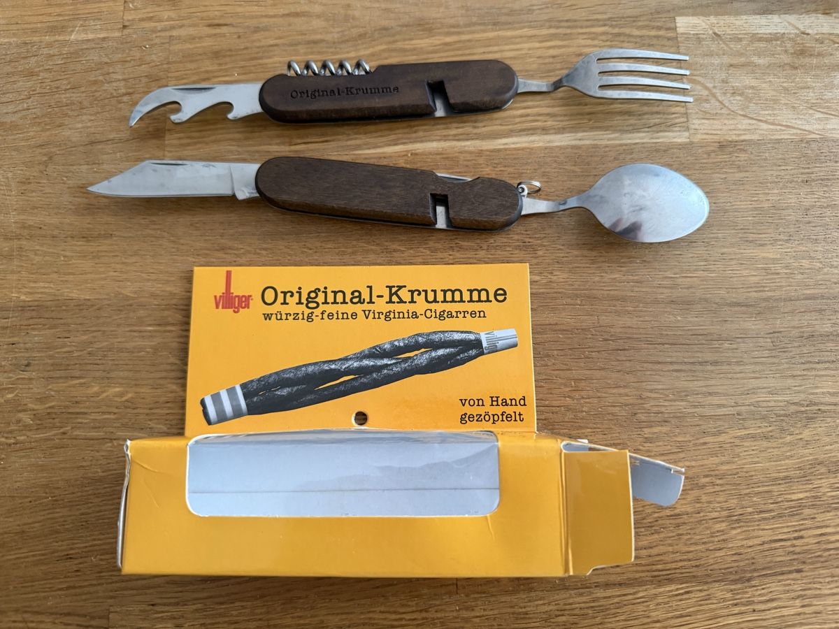 Coltelli tascabile: Camping Messer, Löffel, Gabel Taschenmesser Villiger – Nuovo (secondo la descrizione) da Goldach venduto da Messerguru 3