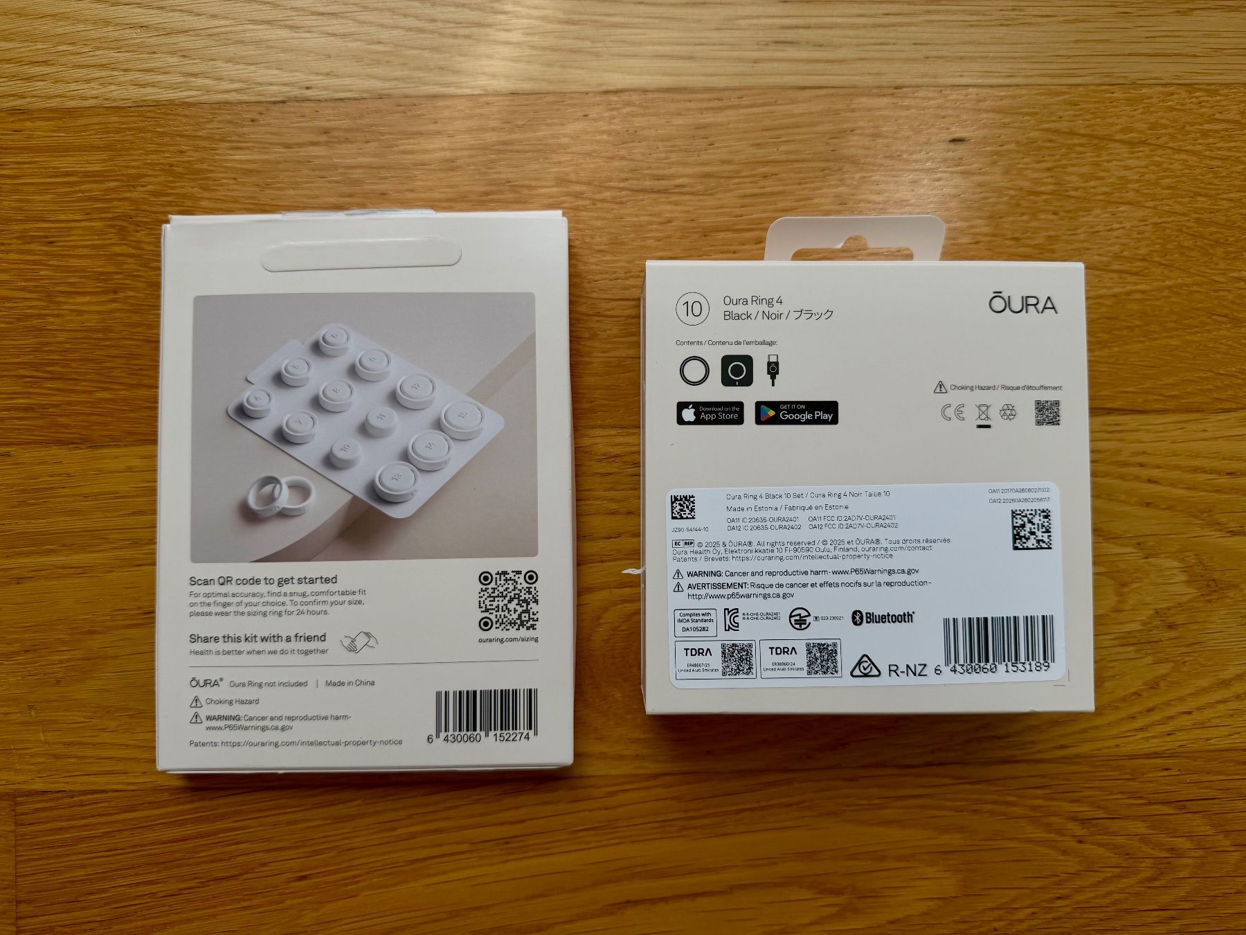 Oura Messen: 💍 Oura Ring 4 Black Gr. 10 + Sizing Kit – Neu – Neu und originalverpackt aus Zug von nvkv 1