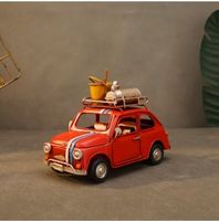 NEUES mega cooles vintage Blech-Auto rot - 226073