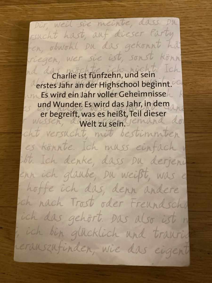 Libri: Stephen Chbosky - Das also ist mein Leben – Usato da Schmerikon venduto da tam_k9vb 1