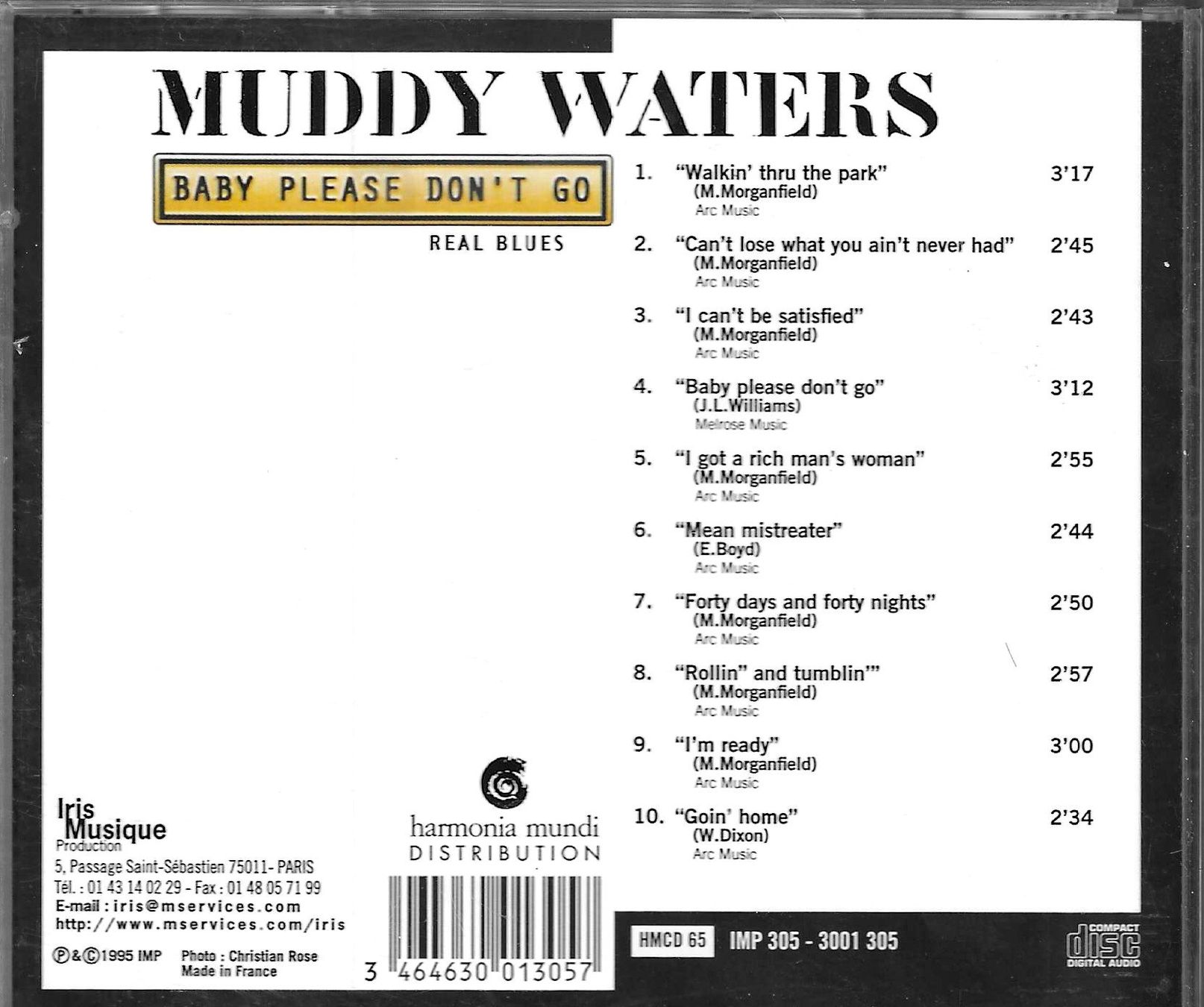CD: Muddy Waters - Baby Please Don't Go – Usato da Savagnier venduto da Ne2065 1