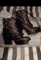Guess Stiefeletten mit Absatz braun/schwarz Grösse 39 