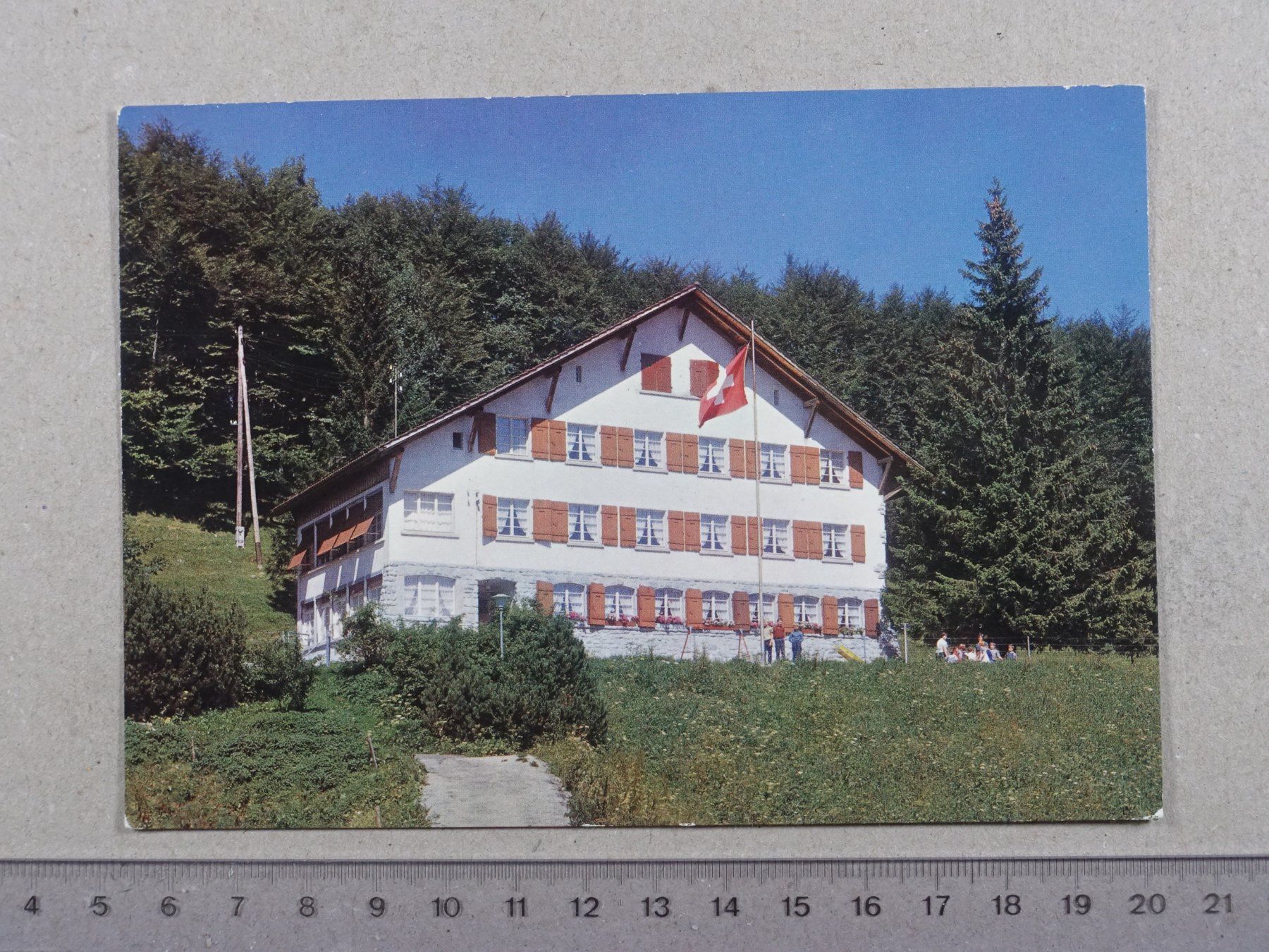 Cartoline postali: Oberbalmberg, Kinderheim, Solothurn, 1975 – Usato da Lenzburg venduto da fh1