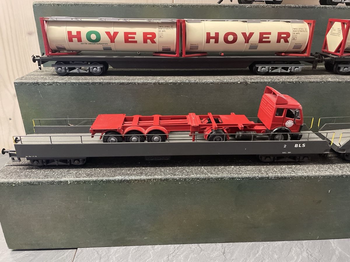 Hupac Modellini di ferrovie: Spur 0 Hupac, BLS, Container Zug – Usato da Pratteln venduto da efeu12 4