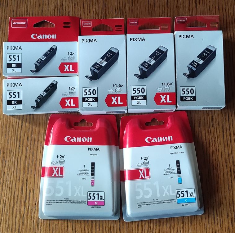 Canon 550 551 Xl Fr Welche Drucker