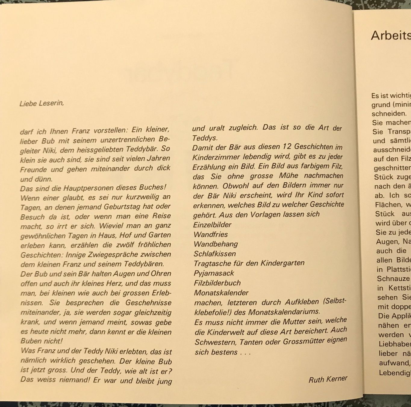 Libri: Kerner Ruth, Teddybär Niki – Nuovo (secondo la descrizione) da Sarnen venduto da Livres 3