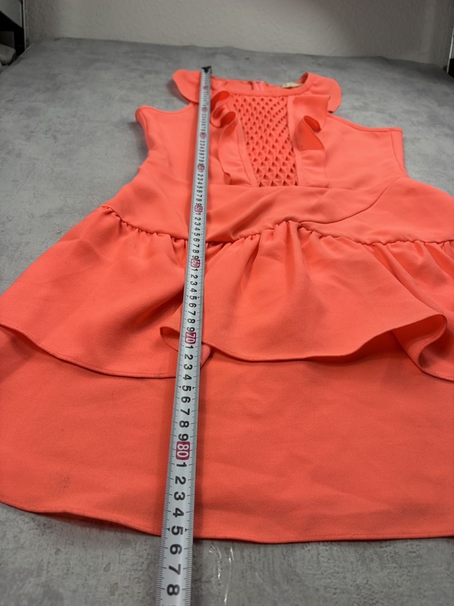 Maje Kleider: Robe Maje Retta Corail à Volants - Taille 2 (M) – Neu (gemäss Beschreibung) aus Hauterive NE von Leo_o 2