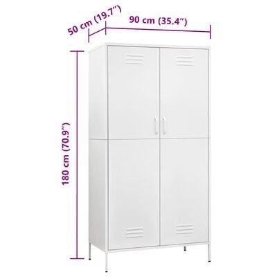Vidaxl Schränke: Garde robe en acier – Neu und originalverpackt aus Palézieux von bantouklan1 6