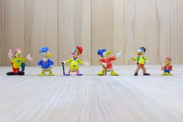 6 Disney-Comic-Figuren, Heimo, Donald, Dagobert Duck, 60er