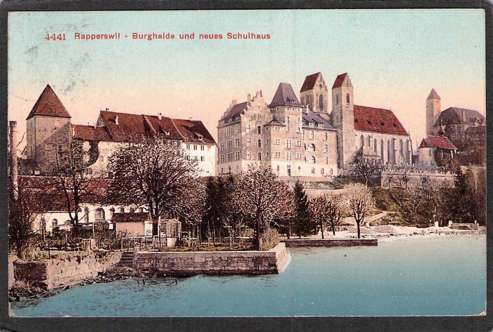 Cartoline postali: ^Rapperswil , gel.  1909 – Usato da Reichenburg venduto da Pipo-67
