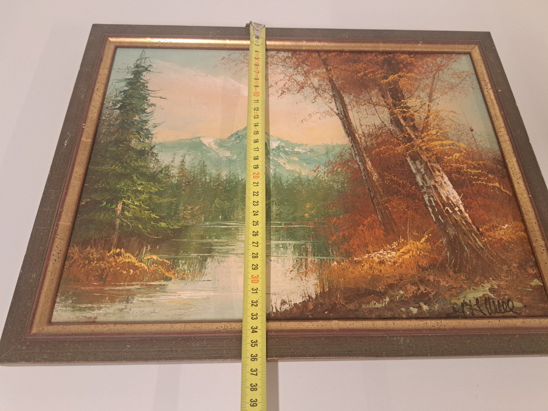 Dipinti: Altes Bild Gemälde Oelbild signiert – Usato da Belp venduto da deal-now 4