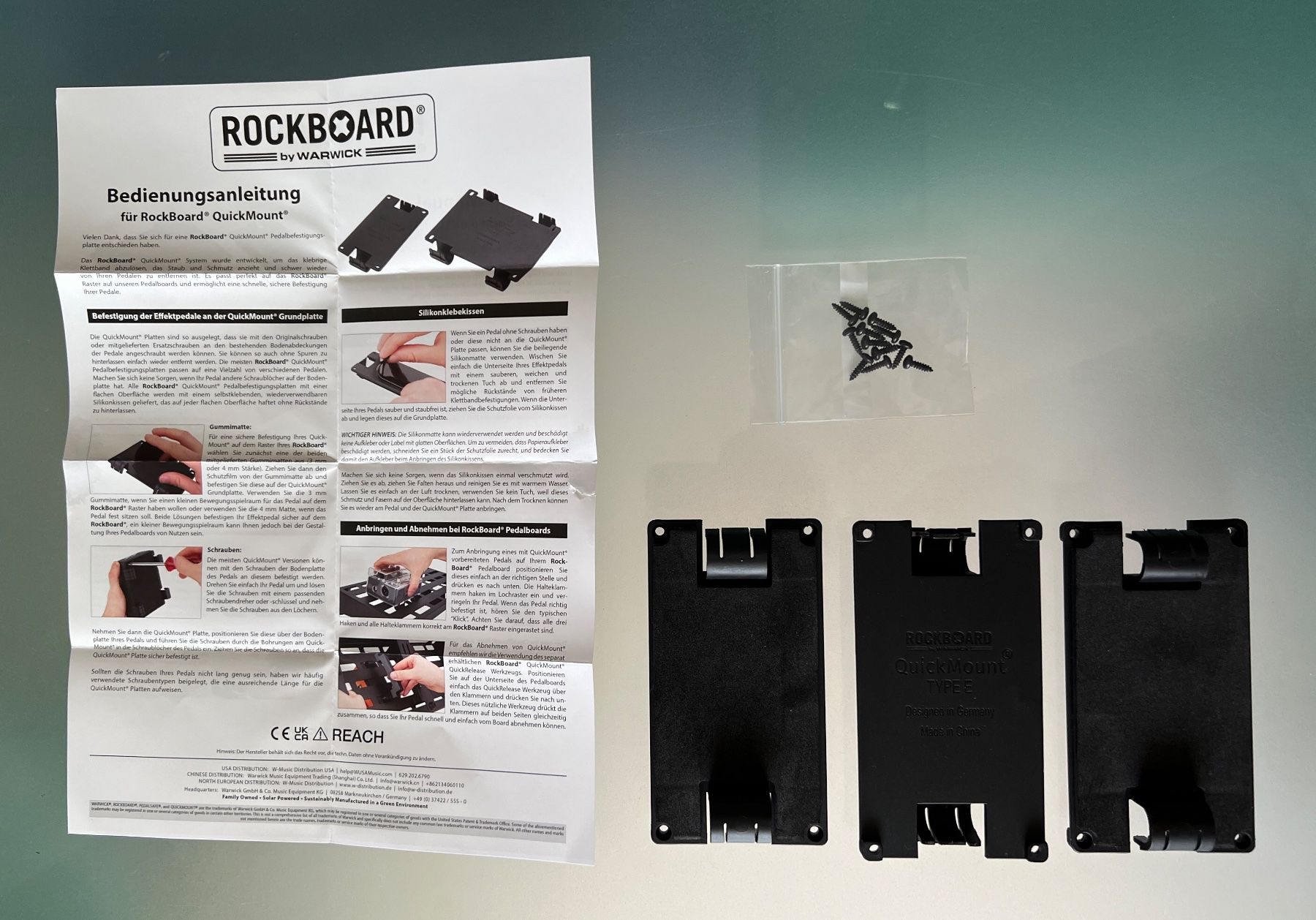 Wandhalterungen: 3 x Rockboard Quick Mount Type E – Gebraucht aus Brunnen von Bonitoman 1