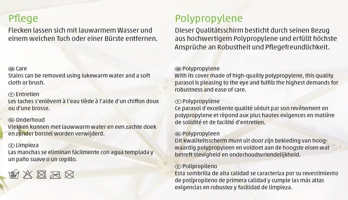 Ombrelloni: Sun Garden Ersatzbezug Ø350cm anthrazit – Nuovo e nell'imballaggio originale da Bottighofen venduto da zaap 2