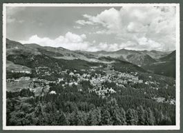  AK sw Arosa GR Gesamtansicht ≈ 1963 