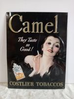 Rares Vintage Camel Zigaretten Reklame Metall-Schild 3 D