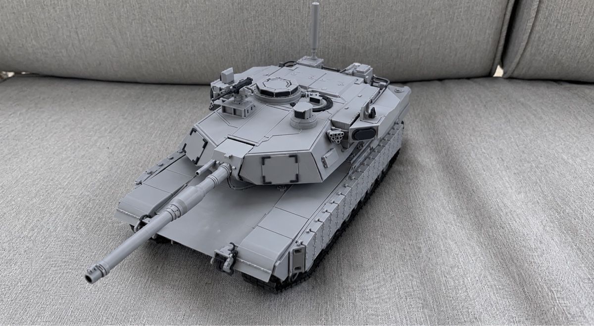 Kit di modellismo & Modellini statici: Panzer Modell M1 Abrams grau Kunststoff neu! – Nuovo (secondo la descrizione) da Niederhasli venduto da nic_65cm 1