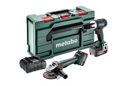 Metabo Combo Set 18V Akkuschrauber + Akku Winkeleifer