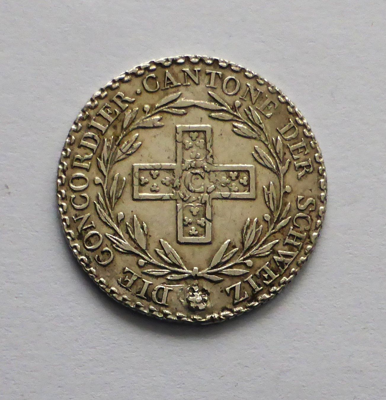 Alle Münzen: Canton AARGAU, 5  Batzen 1826 - Silber /argent – Gebraucht aus Buochs von ema-coins 3