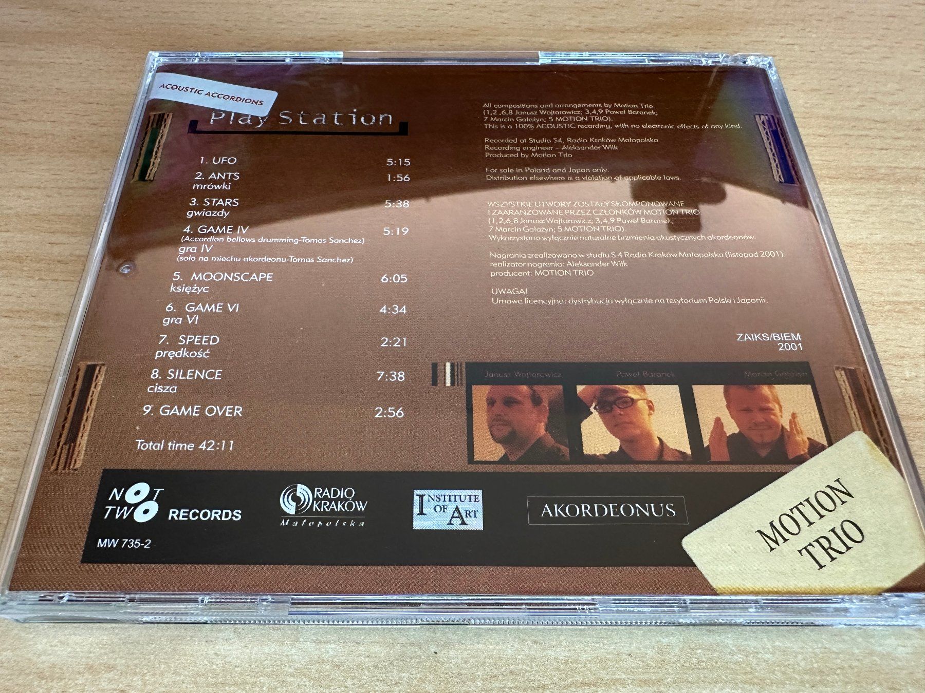 CD: Motion Trio – Play-Station – Usato da Rikon im Tösstal venduto da Alpenmutz 3