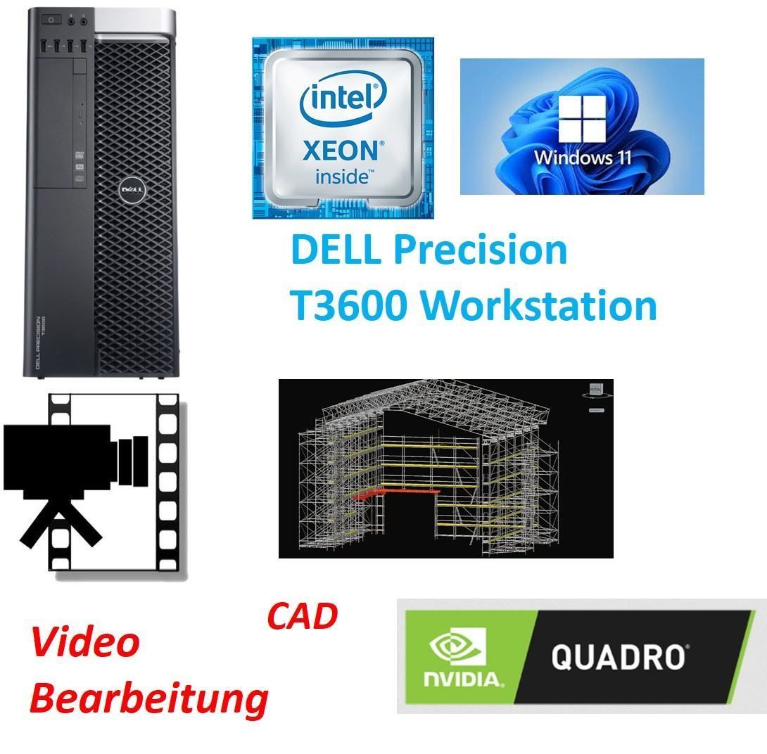 Dell PCs: PC Dell Precision Workstation T3600 32GB – D'occasion à Meggen par IT-Experte