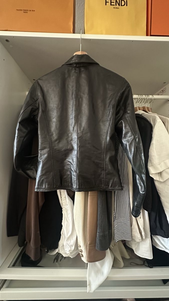 Giacche: Leonardo Echtleder Lederjacke Schwarz Gr. 34 – Usato da Winterthur venduto da whatdreamz 2