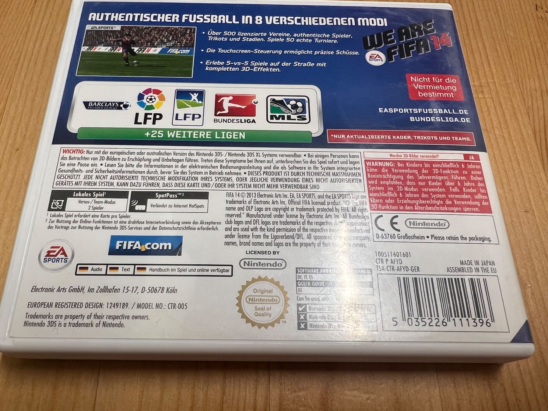Nintendo Giochi: 3DS FIFA 14 Legacy Edition – Usato da st.gallen venduto da SoCre75 2
