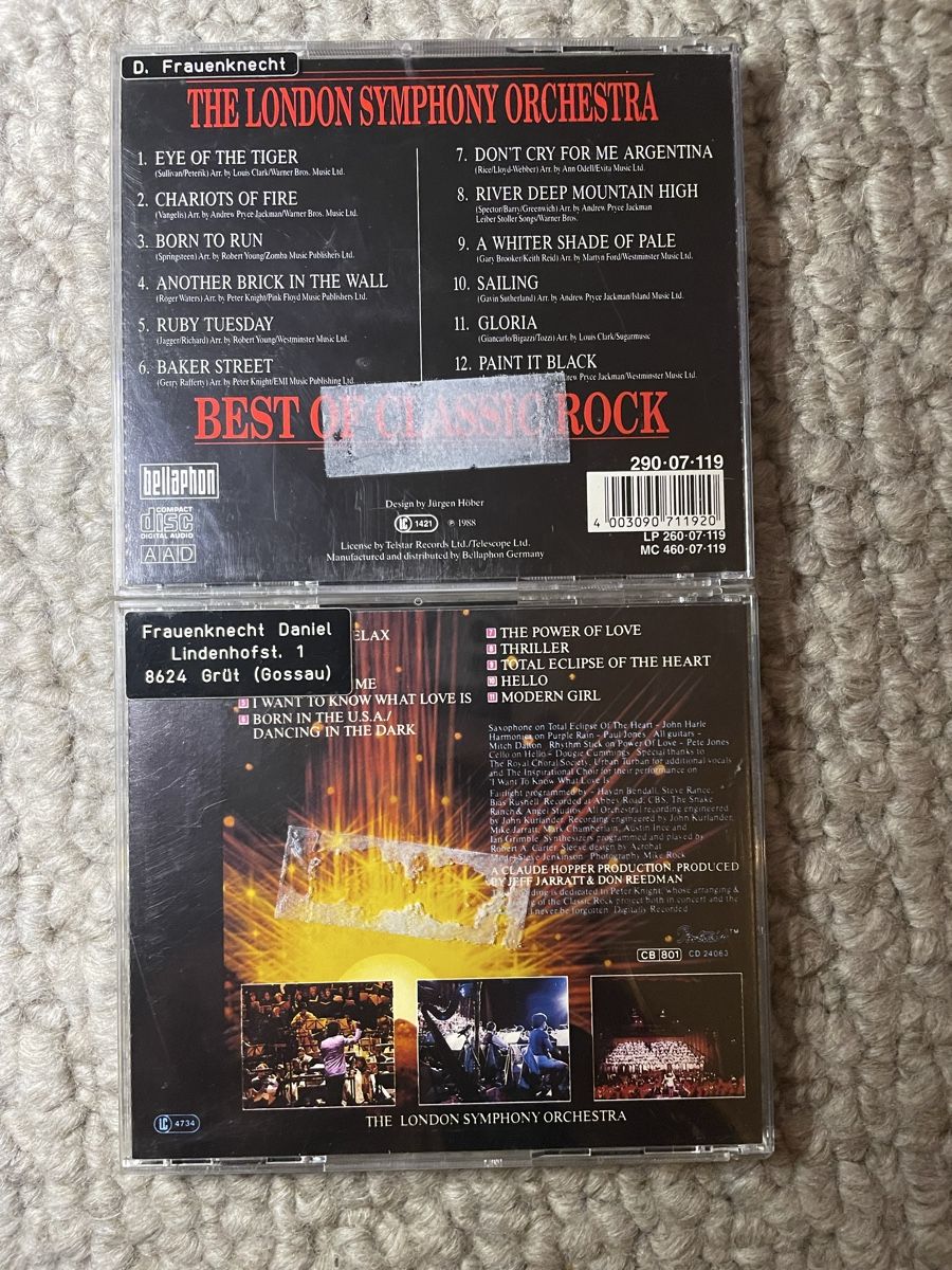 CD: 2x The London Symphony Orchestra – Nuovo (secondo la descrizione) da Reinach AG venduto da trigger7811 2