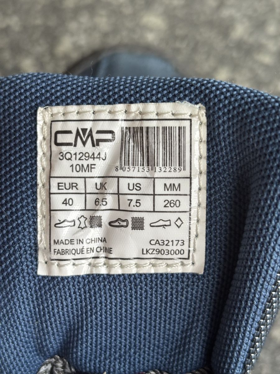 CMP Chaussures hommes: Wanderschuhe CMP blau Grösse 40 wasserdicht – D'occasion à Schattdorf par natakara 6