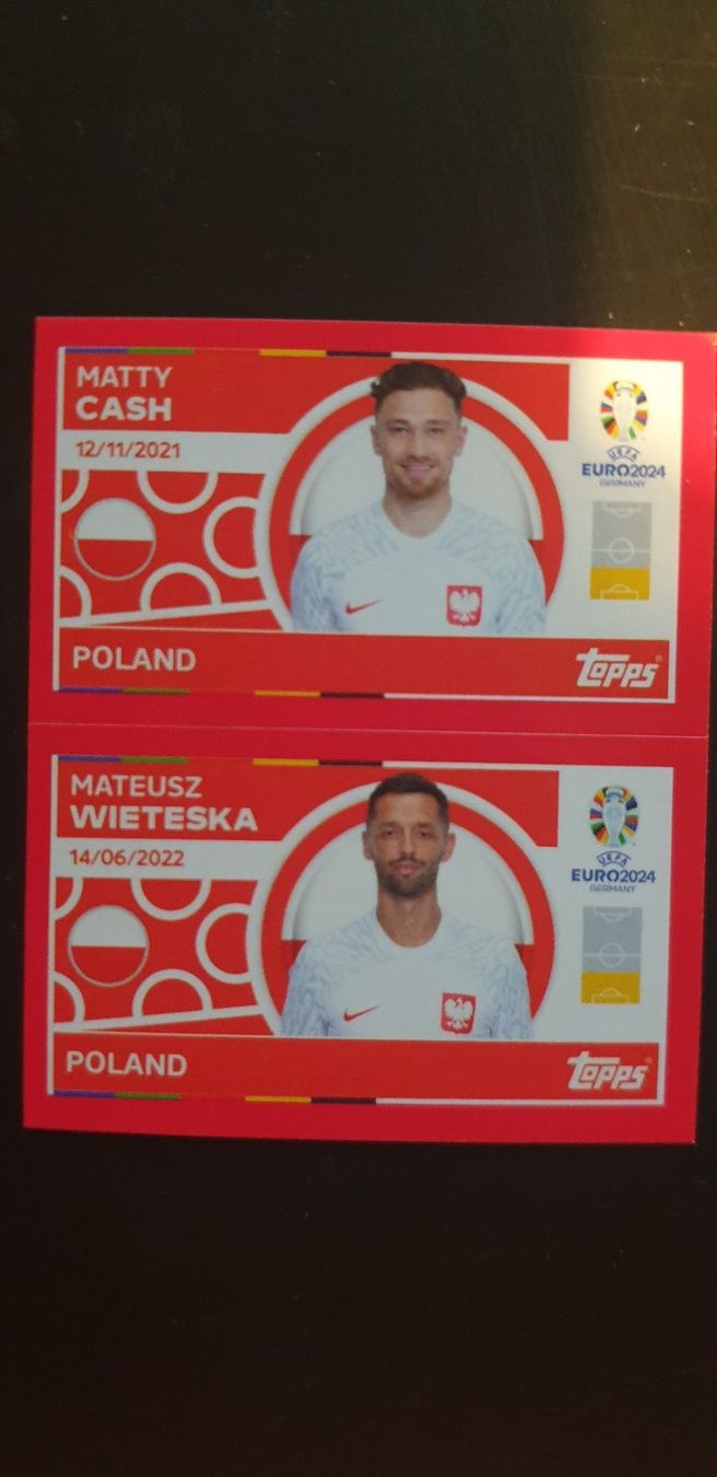 Topps Carte collezionabili: Euro 2024 Sticker Topps POL4/POL5 – Nuovo (secondo la descrizione) da Malters venduto da burzi