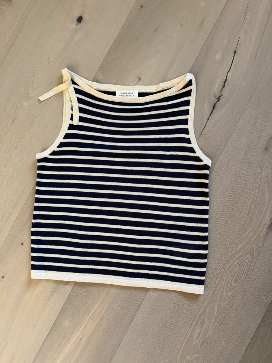Top: Sommerliches Feinstrick Ringel Top – Nuovo (secondo la descrizione) da Landquart venduto da gru_wxj8