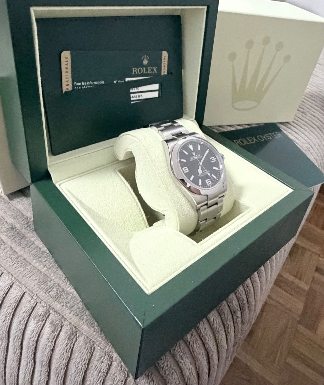 Rolex Orologi: Montre Rolex Explorer 1 noire, bon état – Usato da Payerne venduto da haj_t8cb 1