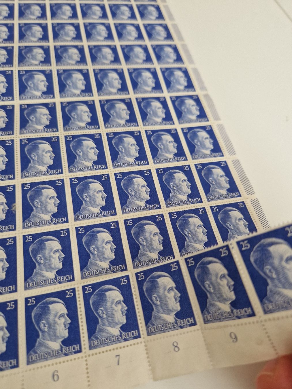 Tutti i francobolli: Deutsches Reich Adolf Hitler Bogen – Nuovo (secondo la descrizione) da St. Gallen venduto da Enrico_SG 1