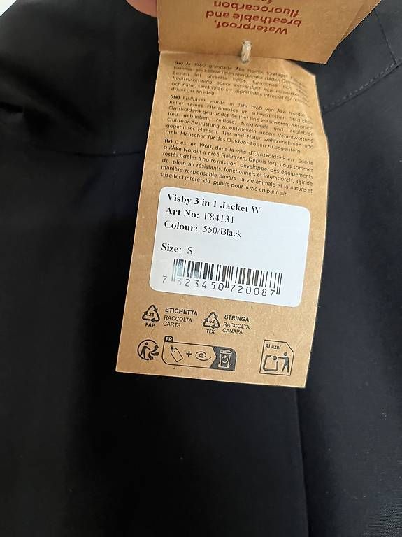 Fjällräven Giacche: Fjällräven Vispy 3 in 1 Jacket W – Usato da Bern venduto da stef_ha 3