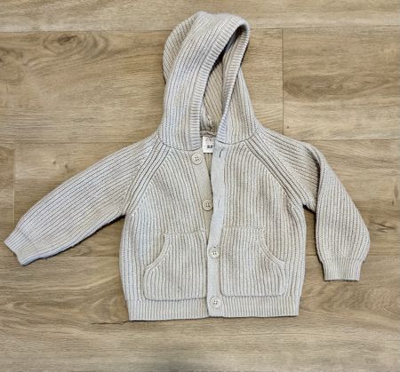 Zara Baby-Strickjacke mit Kapuze - Größe 86