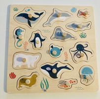 Holzpuzzle Meerestiere - wie neu