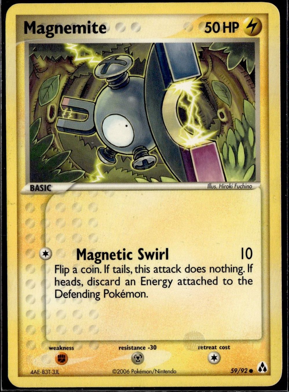 Pokémon Carte collezionabili: Magnemite 59/92 EX Legend Maker 2006 Pokémon – Usato da Zürich venduto da pokemon_cards