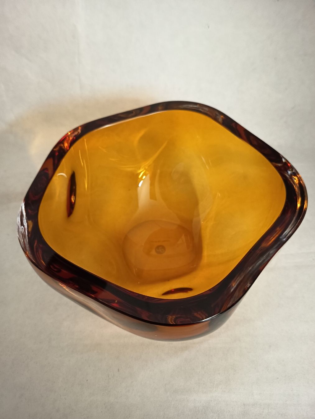 Ciotole: Lasvit for Nestlé Amber Glass Schale – Nuovo (secondo la descrizione) da Wangen b. Olten venduto da crea_look 2