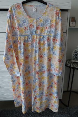 Damennachthemd Grösse 52/54, 100% Baumwolle - NEU
