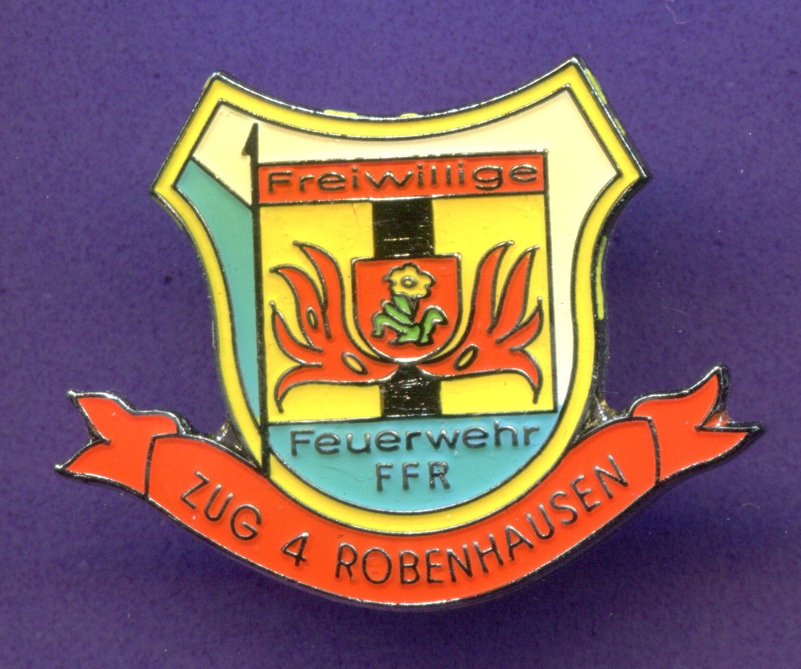 Placchette & Badge: Feuerwehr  ROBENHAUSEN – Usato da Winterthur venduto da Sammleroase