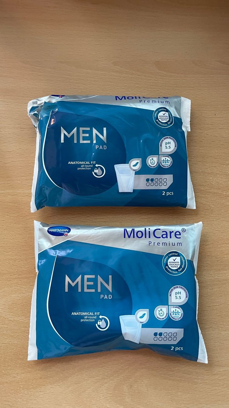 Hartmann Secchi per pannolini & Pannolini: 8x Hartmann MoliCare Premium Men Pad – Nuovo e nell'imballaggio originale da Glattfelden venduto da cybermaxx 1