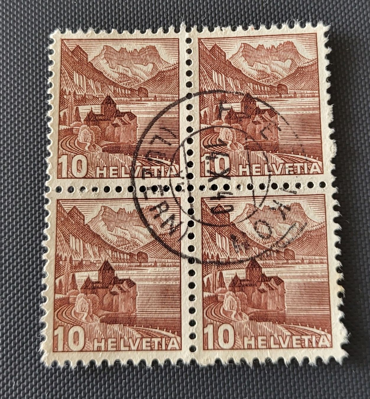 Tutti i francobolli: Viererblock Vollstempel briefmarke – Usato da St Gallen venduto da Stampsalshobby